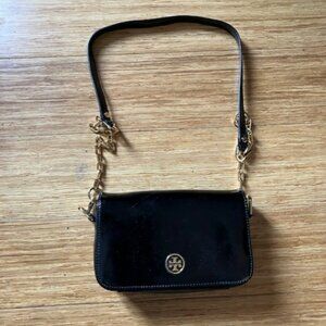 Tory Burch mini bag and Neiman Marcus Leather Gloves- Sxy Diva Combo